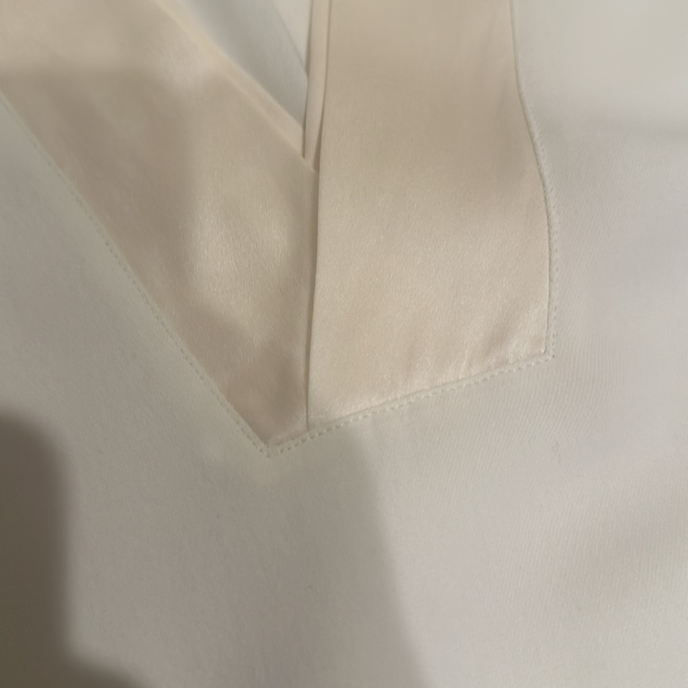 Vince White Sleeveless Tunic with Relaxed Fit - Picture 5 of 9